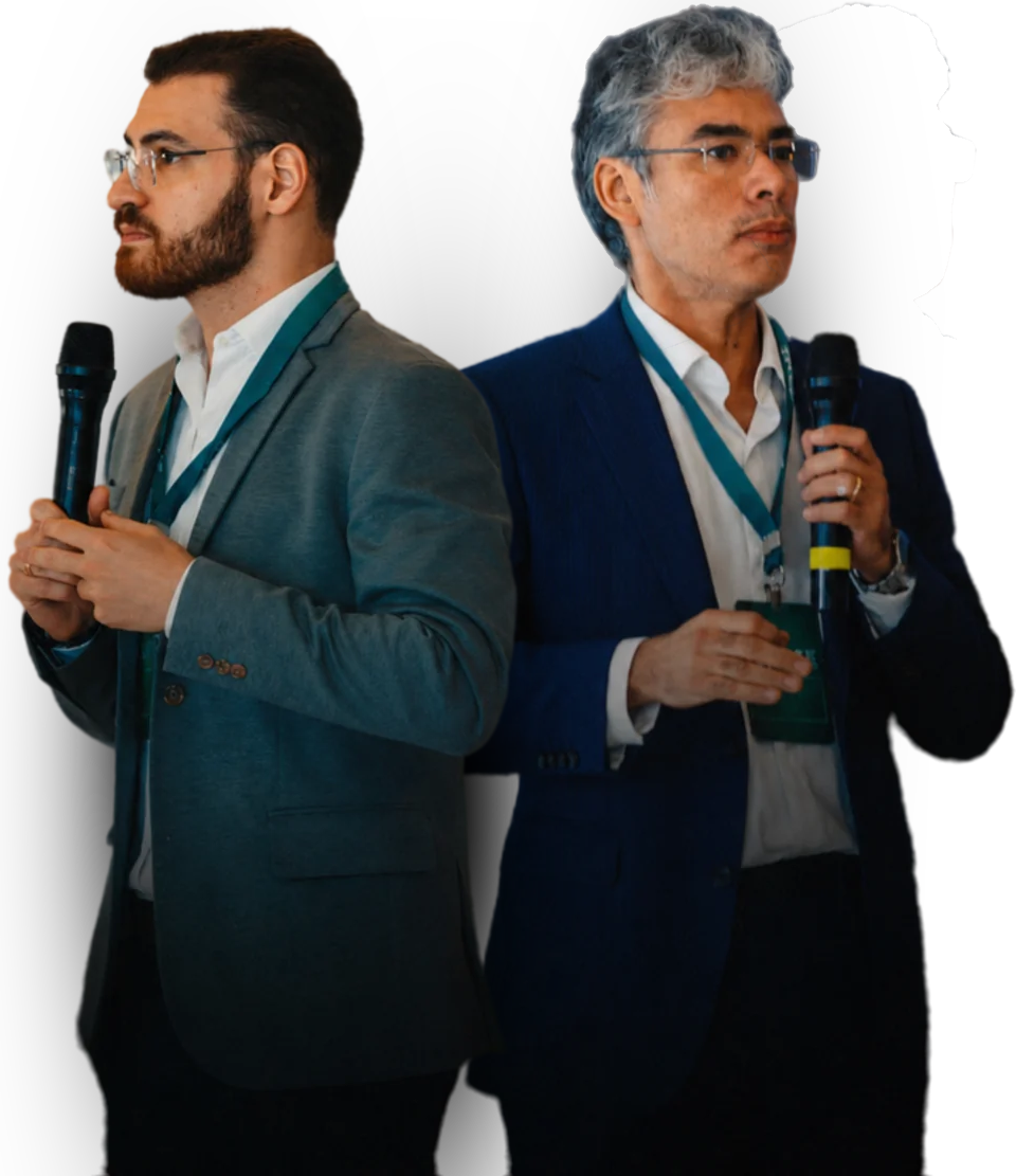 Dr. Rodolfo Sylvestre e Dr. Wilson Ramos, condutores da Imersão Scale Med
