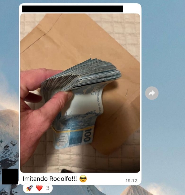 Print de mensagem de participante do VLE Club relatando resultado — 19 de 47
